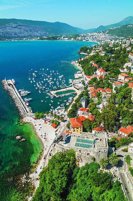 Herceg Novi, Forte Mare和Igalo aerial